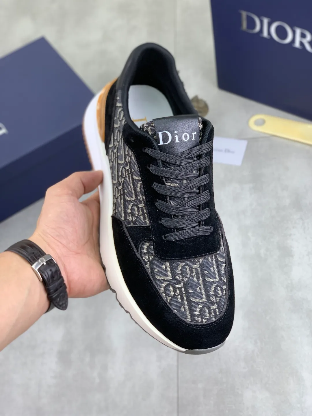 Men's Men's Shoes💰P440💰[New Style]🆘[Dior] 2025 Dior Original Lace-up Low-top Men's Shoes Classic casual shoes 🔥This model is the official classic model with high quality and made by famous original designers. It is made of high-quality cowhide with original materials➕comfortable and breathable mesh lining➕pigskin insole. The perfect last shape and generous and fashionable design have attracted many consumers and are suitable for drivers to drive🚗. What you want is the best quality in the market. Color: 4️⃣Color Code number: 38--44 (45 customized)